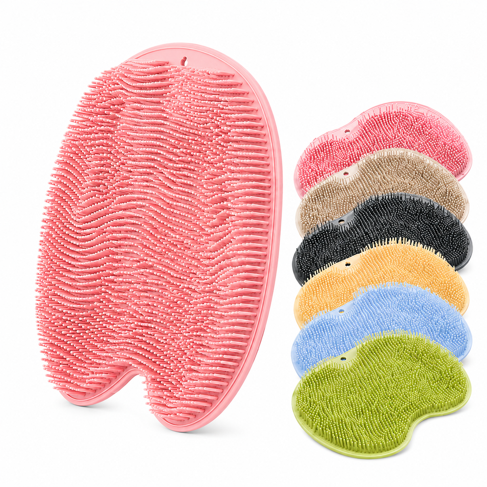 Back Massage and Foot Washing Silicone Mat