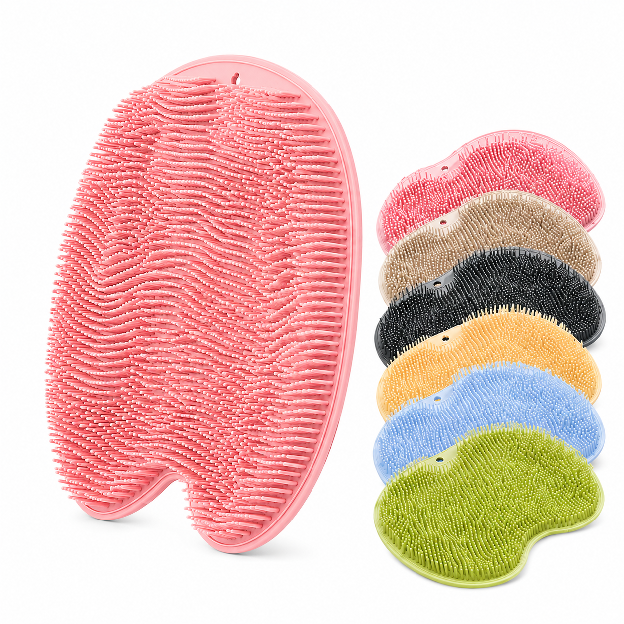 Back Massage and Foot Washing Silicone Mat premium product image