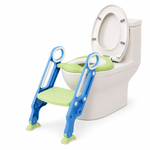 Blue and Green 2-in-1 Potty Training Ladder Seat premium product image