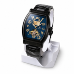 Blue Tonneau Skeleton Men's Watch – #2076 premium product image