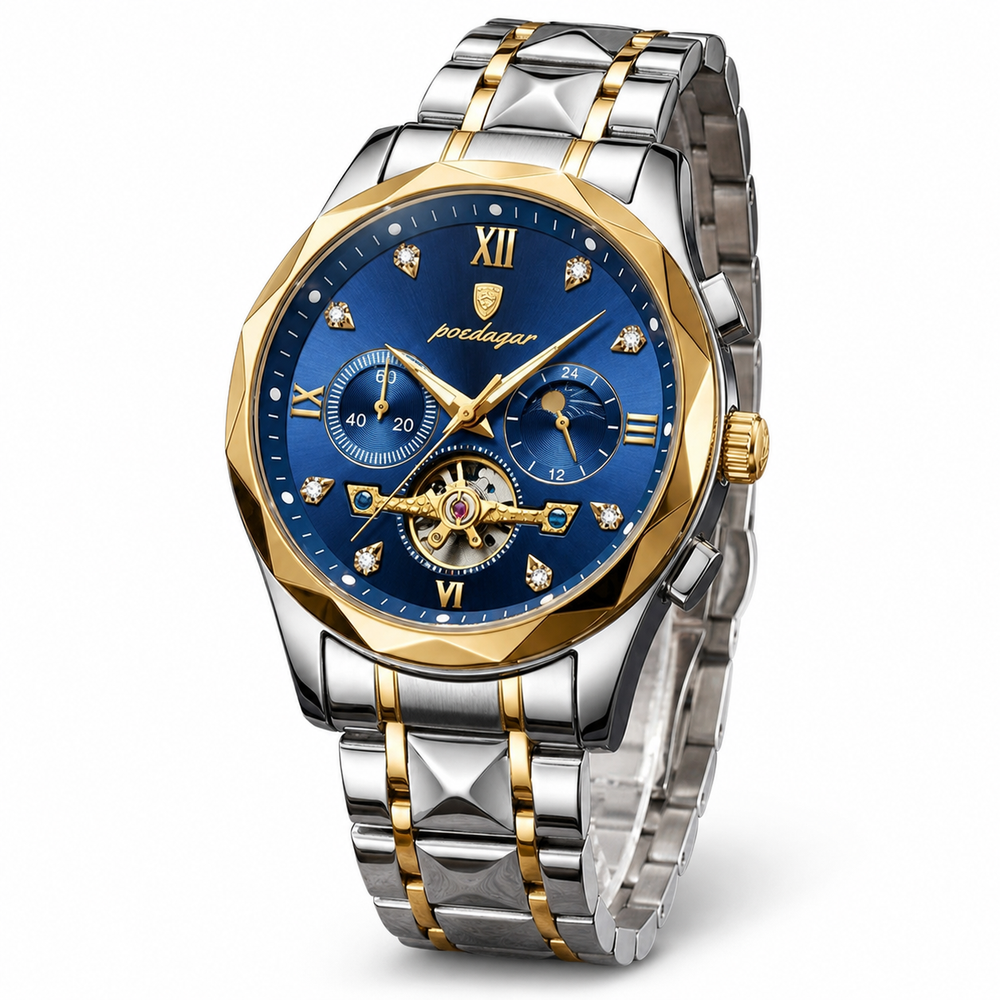 Blue Two-Tone Watch – SKU 2205