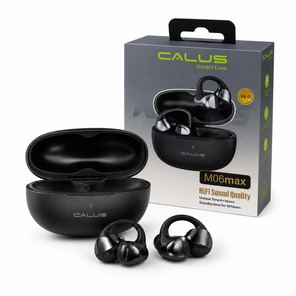 CALUS M06 Max Wireless Earbuds – Black