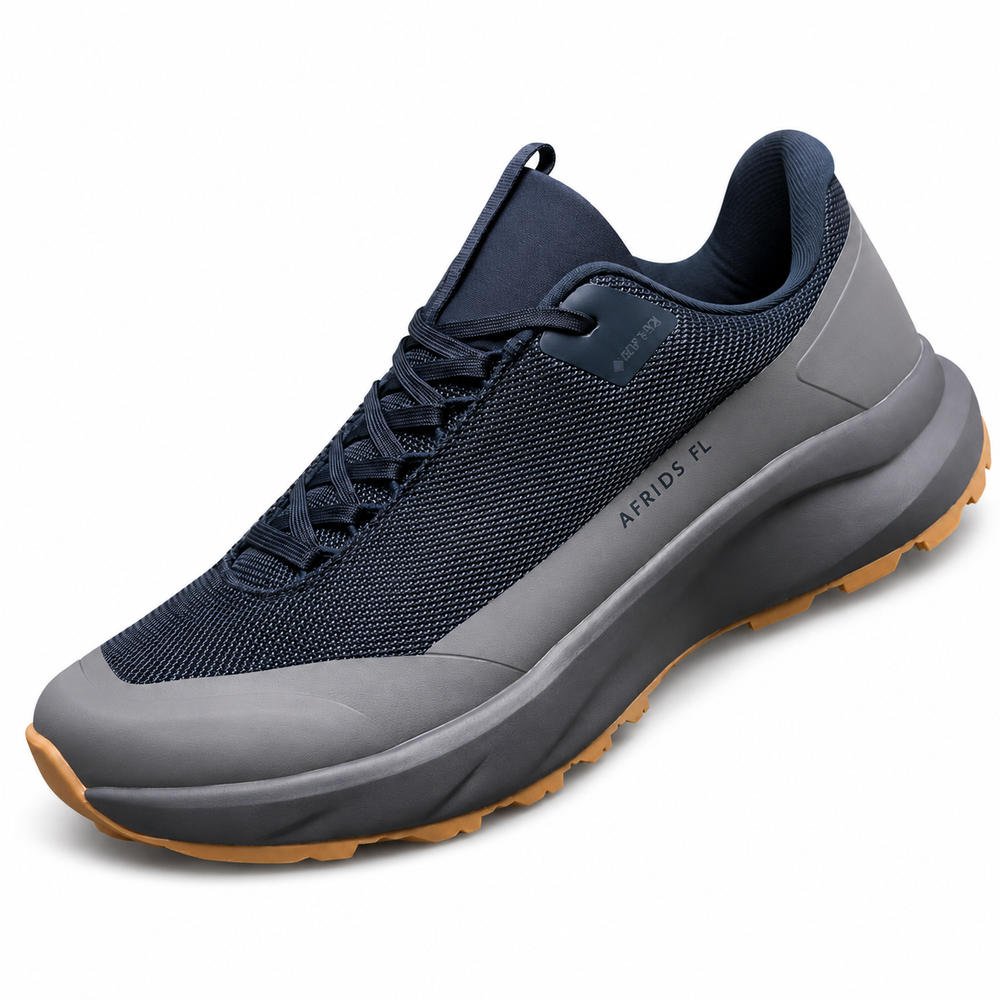 Dark Gray Mesh Trail Shoes