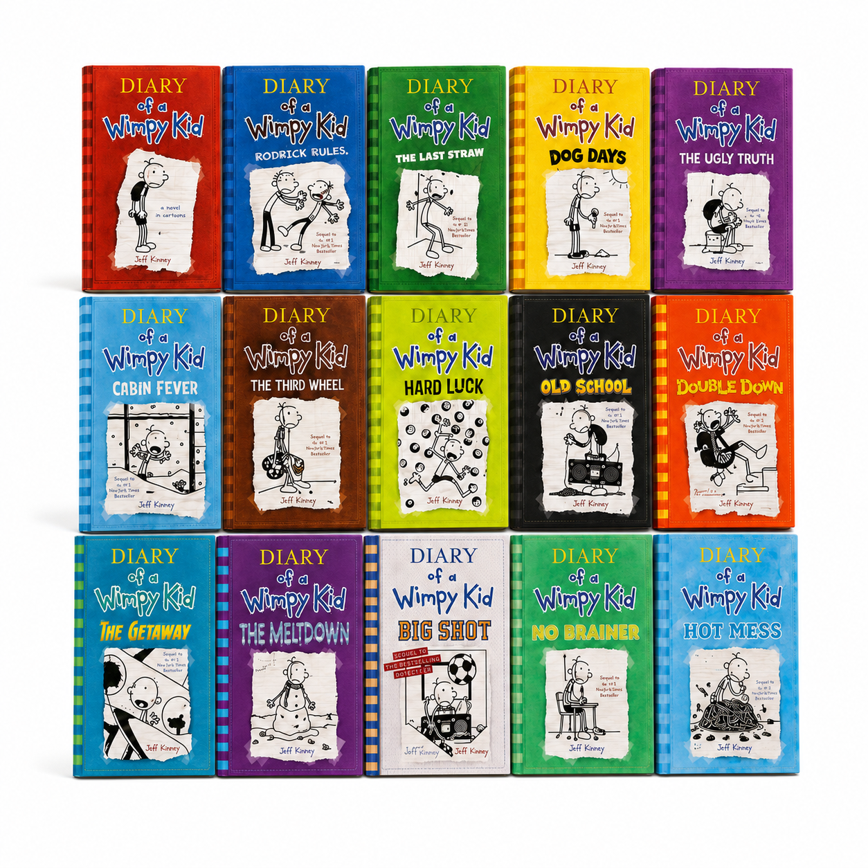 Diary of a Wimpy Kid (15 Book) Paperback Collection premium product image