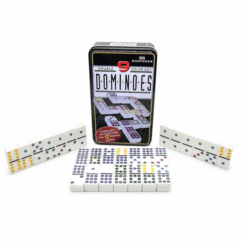 Double Dot Domino 9 Colours 55 set