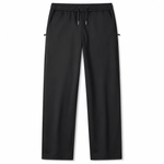 Elastic Waist Loose Straight Leg Pants premium product image