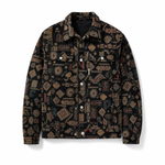 Ethnic Pattern Stand-Collar Casual Jacket premium product image