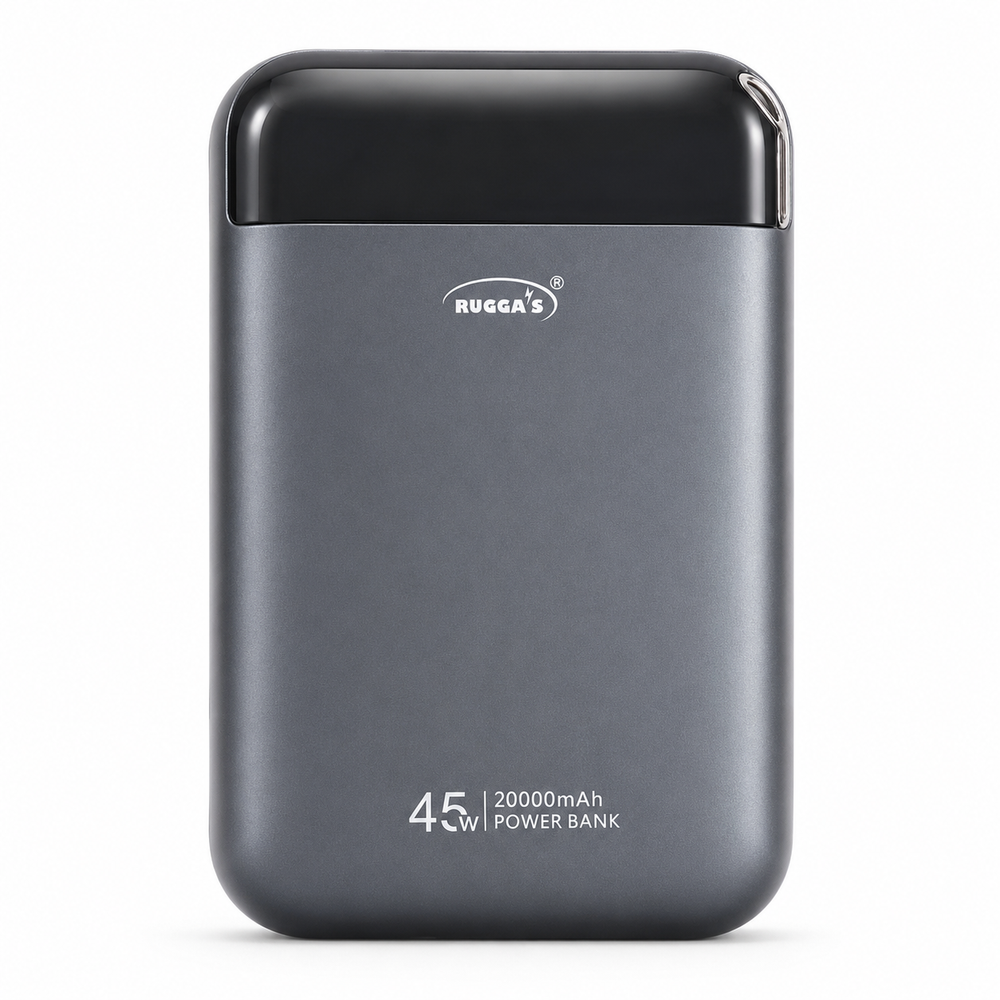 Ruggas 45W 20,000mAh Power Bank – Gray
