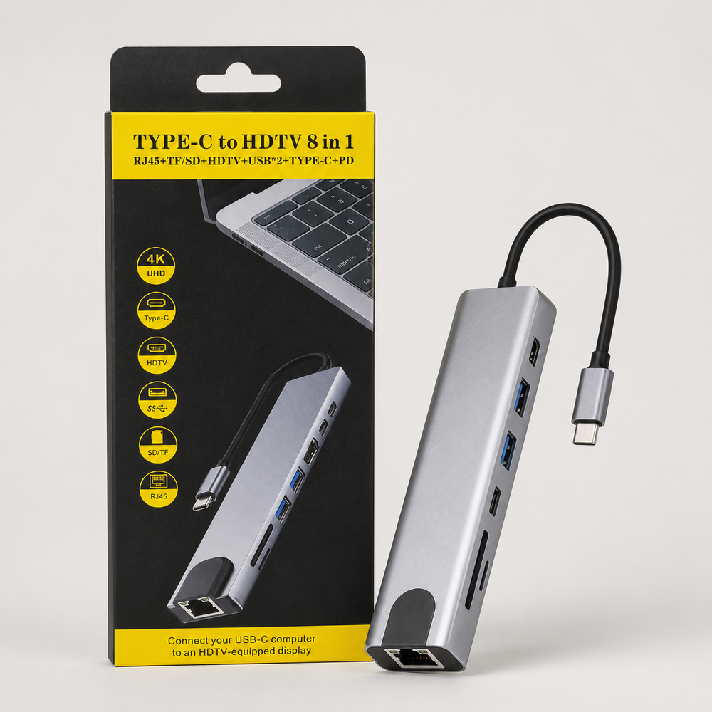 USB-C 8-in-1 Multiport Hub