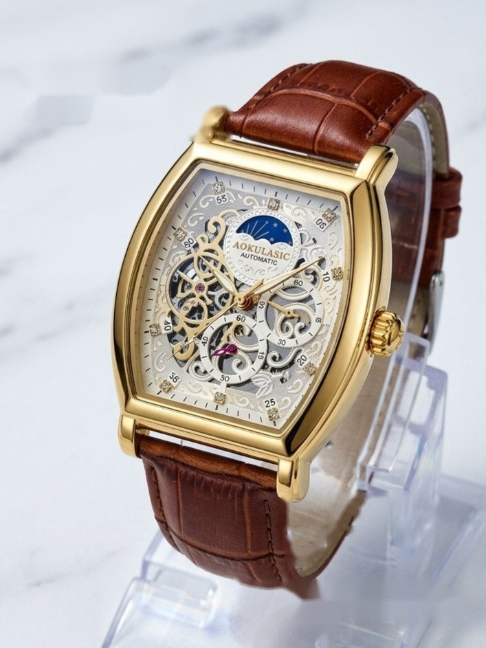 Gold Skeleton Automatic Men’s Watch – #2057
