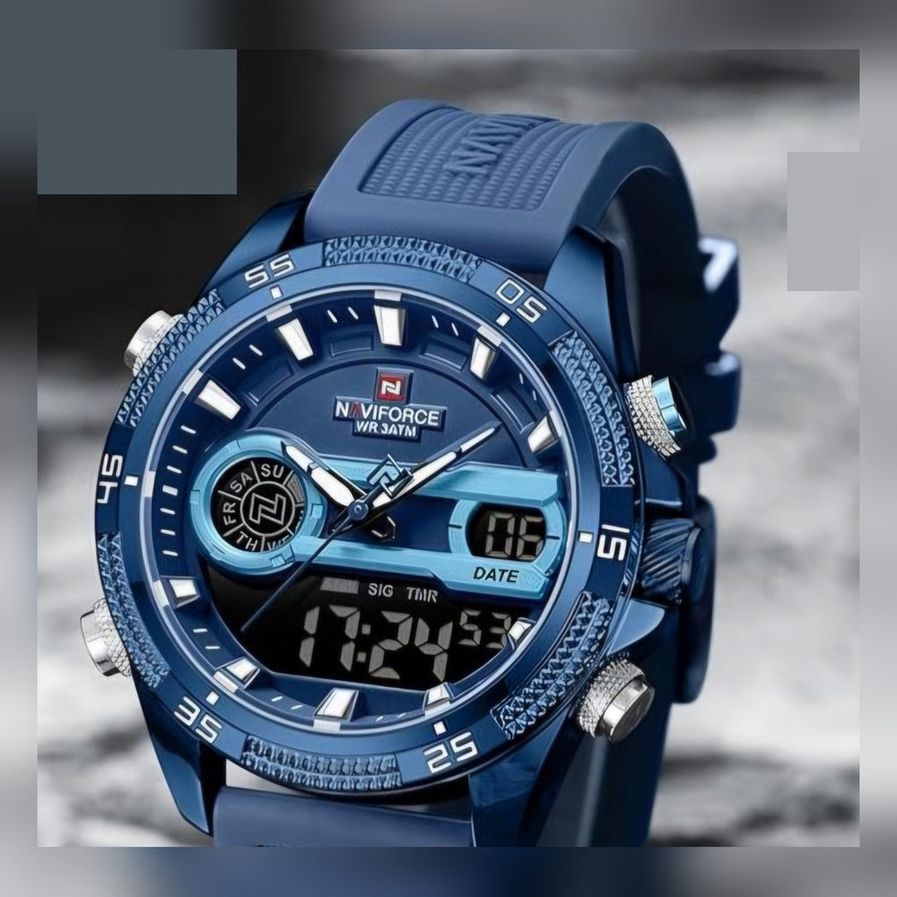 NAVIFORCE Blue Sport Men's Watch – #2063