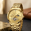 Gold men's watch #2213